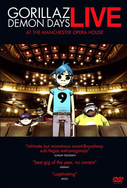 Gorillaz - Demon Days Live At The Manchester Opera House (tweedehands DVD)