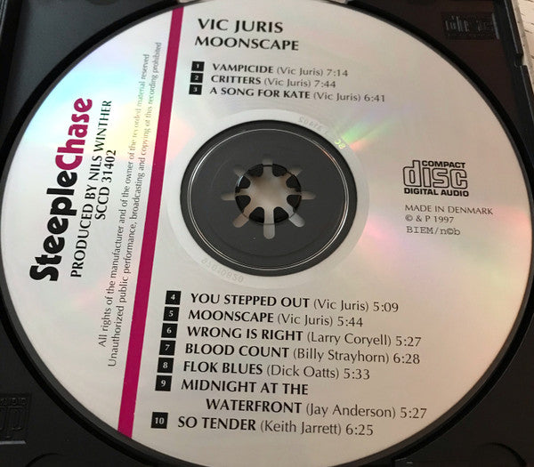 Vic Juris Quartet - Moonscape (second hand CD)