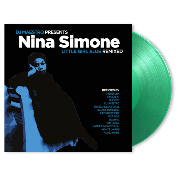 Nina Simone /dj Maestro - Little girl blue remixed -translucent green vinyl- (LP)