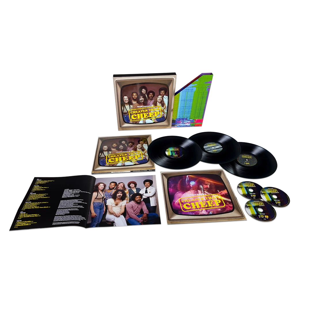 Frank Zappa - Cheaper Than Cheep (Super Deluxe Edition) (180g Black Vinyl | Deluxe Edition | 3 LP | 2 CD | 1 Blu-ray LP)