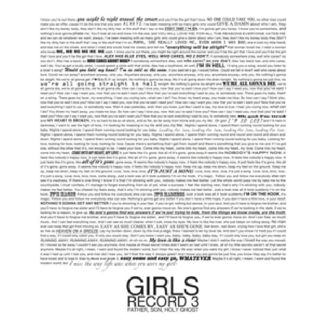 Girls - Father, son, holy ghost (LP)