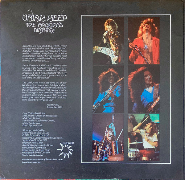 Uriah Heep - The Magician's Birthday (tweedehands LP)