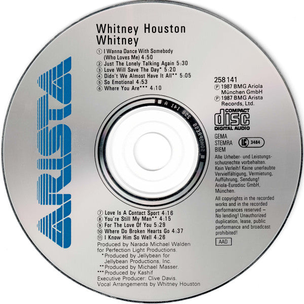 Whitney Houston - Whitney (tweedehands CD)