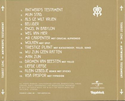 Tourist Lemc - Antwerps Testament (tweedehands CD)