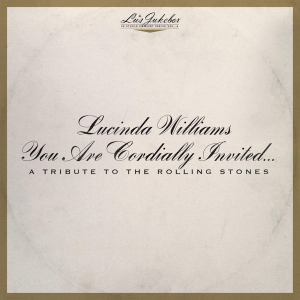 Lucinda Williams - You are cordially invited... a tribute to the rolling stones (LP)