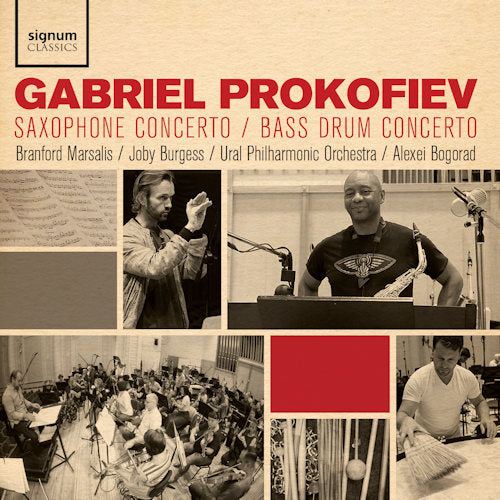 Gabriel Prokofiev - Saxophone concerto and bass drum concerto (CD)