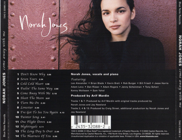 Norah Jones - Come Away With Me (tweedehands CD)