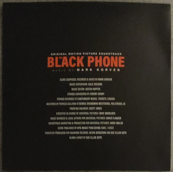 Mark Korven - Black phone (LP)