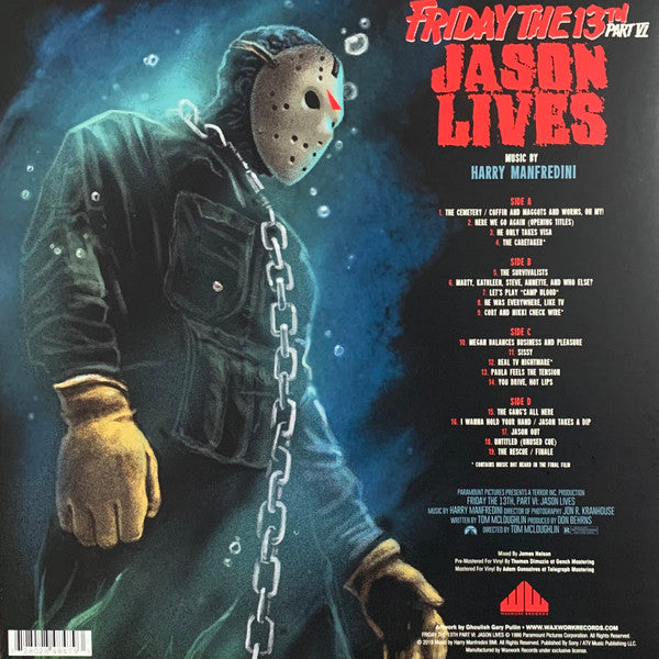 Harry Manfredini - Friday The 13th Part VI: Jason Lives (LP)