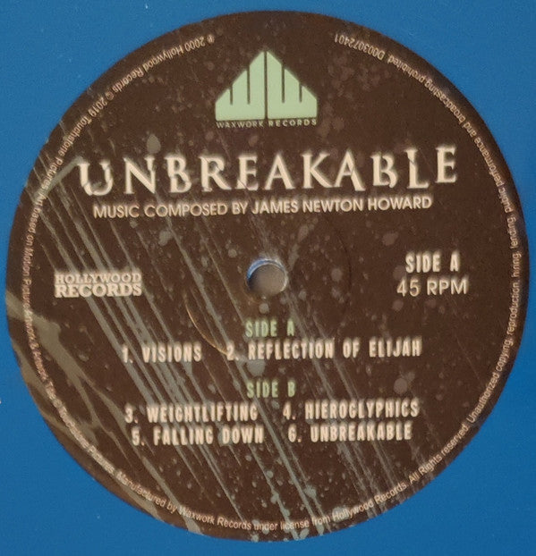 James Newton Howard - Unbreakable (LP) - Velvet Music
