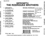 Rodriguez Brothers, The - Impromptu (secondhand CD)