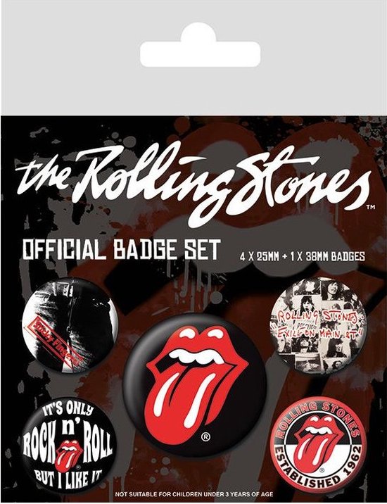 ROLLING STONES - BADGES (Merchandise) 
