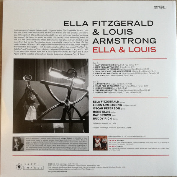 Ella Fitzgerald & Louis Armstrong - Ella & louis (LP) - Velvet Music