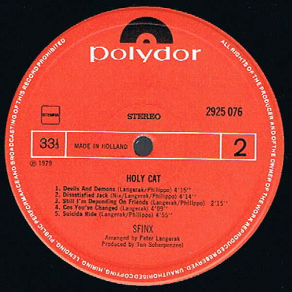 Sfinx (5) - Holy Cat (LP)