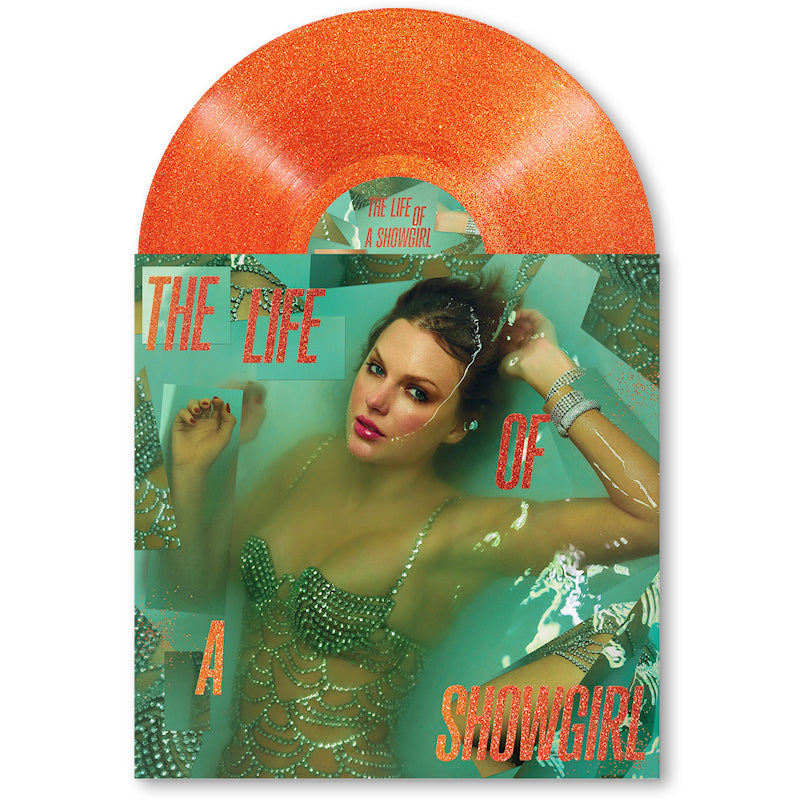 Taylor Swift - The Life of a Showgirl (Sweat And Vanilla Perfume Portofino Orange Glitter Vinyl LP)