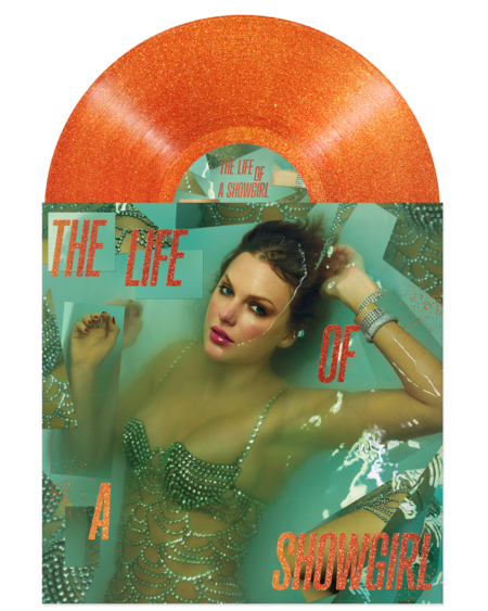 Taylor Swift - The Life of a Showgirl (Sweat And Vanilla Perfume Portofino Orange Glitter Vinyl LP)
