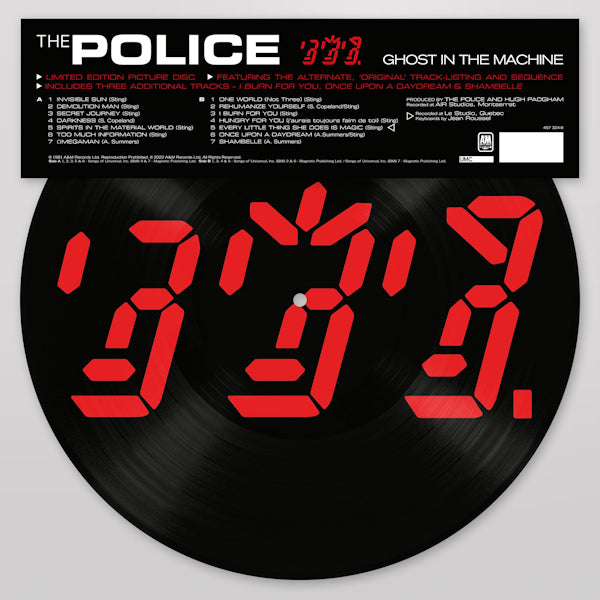 The Police - Ghost in the machine (LP) - Velvet Music