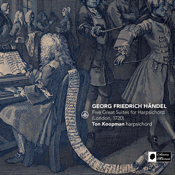 Ton Koopman - Five great suites for harpsichord (london, 1720) (CD)