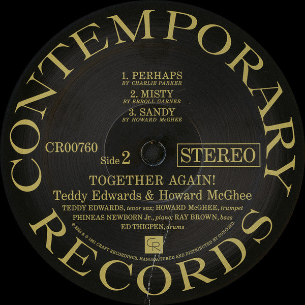 Teddy Edwards / Howard McGhee - Together Again! (LP)
