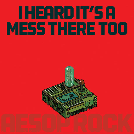 Aesop Rock - I heard it's a mess there too (opaque apple red) (LP)