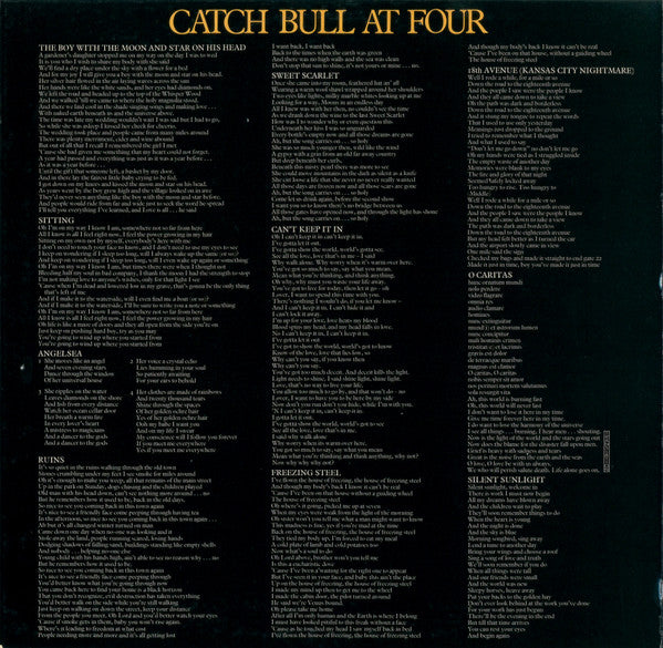 Cat Stevens - Catch Bull At Four (second hand LP)
