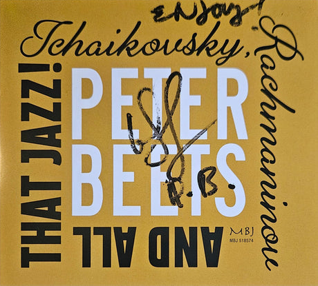 Peter Beets - Tchaikovsky, Rachmaninov And All That Jazz! (second hand CD)