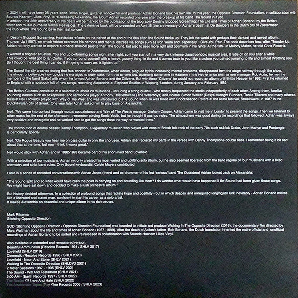 Adrian Borland & The Citizens - Alexandria (CD)