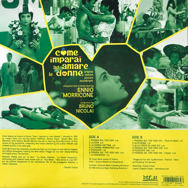 Ennio Morricone - Come Imparai Ad Amare Le Donne (Original Motion Picture Soundtrack) (LP)