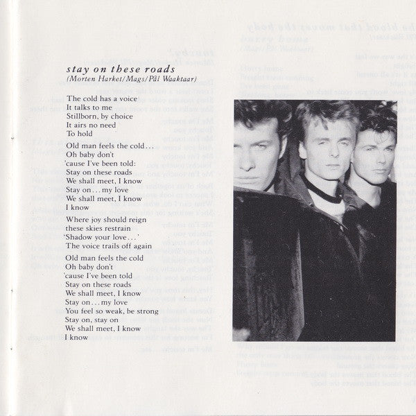a-ha - Stay On These Roads (tweedehands CD)
