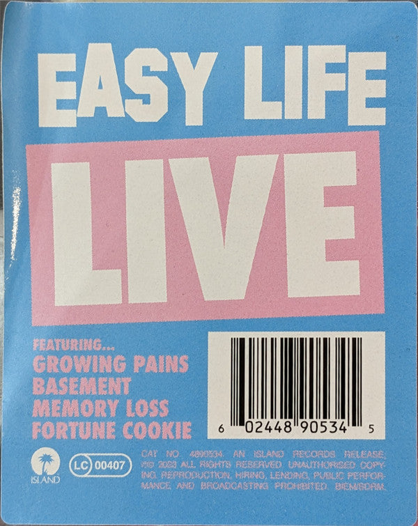 Easy Life - Live at abbey road studios (LP) - Velvet Music
