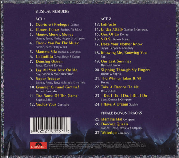 "Mamma Mia!" Original Cast - Mamma Mia! - The Smash Hit Musical Based On Songs Of ABBA "Celebrating A Decade Of London's Dancing  (tweedehands CD)