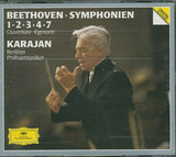 Ludwig van Beethoven, Herbert Von Karajan, Berliner Philharmoniker - 9 Symphonien, Ouvertüren (tweedehands CD)