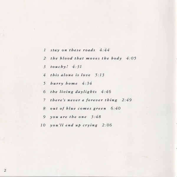 a-ha - Stay On These Roads (tweedehands CD)