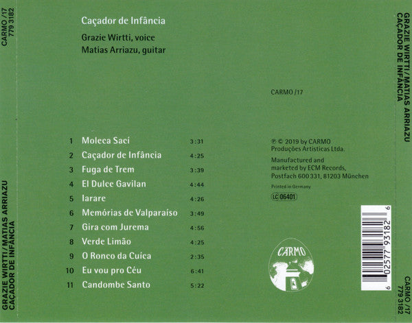 Grazie Wirtti / Matias Arriazu - Caçador De Infância (second hand CD)
