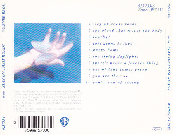 a-ha - Stay On These Roads (tweedehands CD)