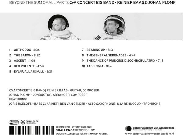 CvA Concert Big Band, Reinier Baas, Johan Plomp - Beyond the Sum of All Parts (tweedehands CD)